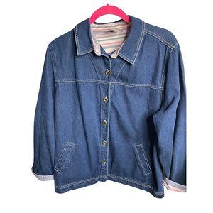 Denim Jacket Plus size Denim Jacket #H